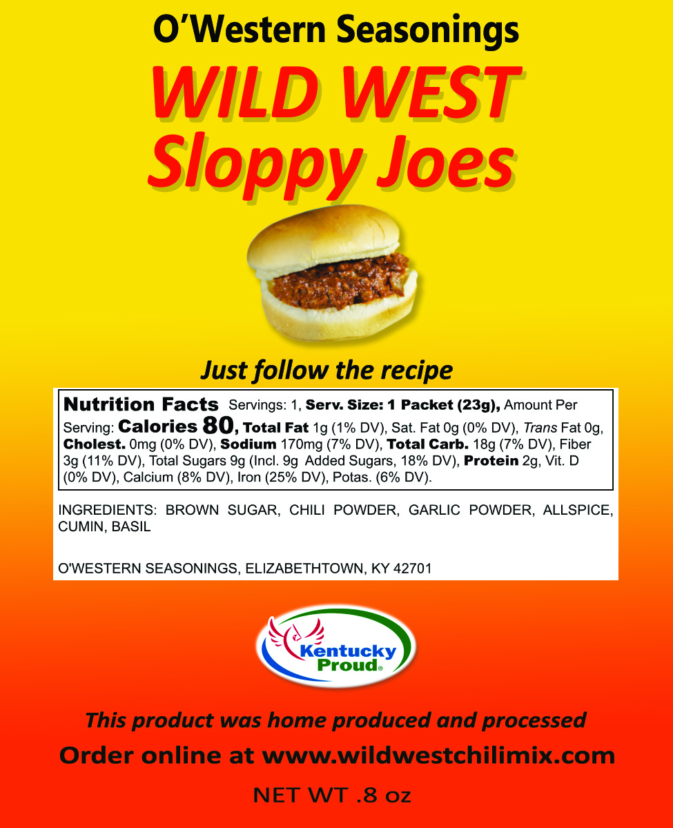 Wild West Sloppy Joes