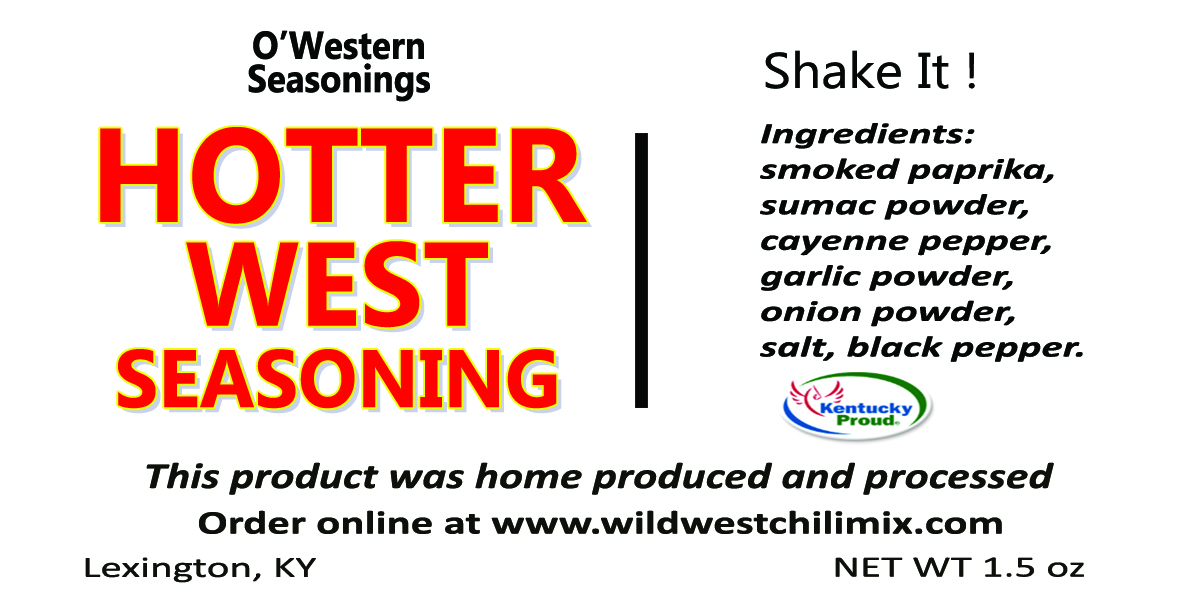 Hotter West Seasoning