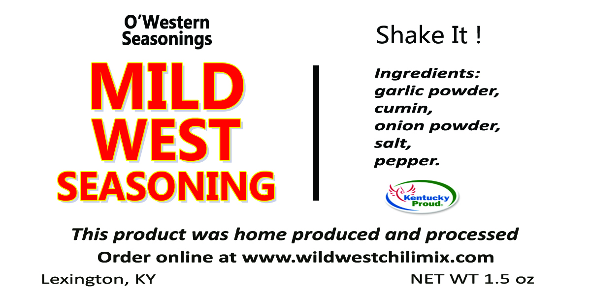 Mild West Seasoning