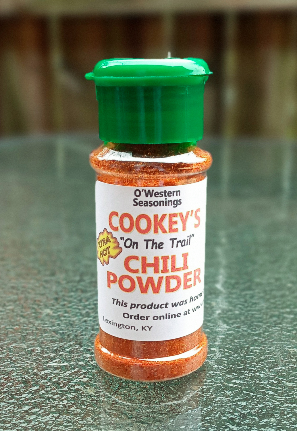 Cookey's "On The Trail" Chili Powder is a very well mixed combination of spices to give your taste buds an exciting experience of flavor with depth and an extra kick of heat.